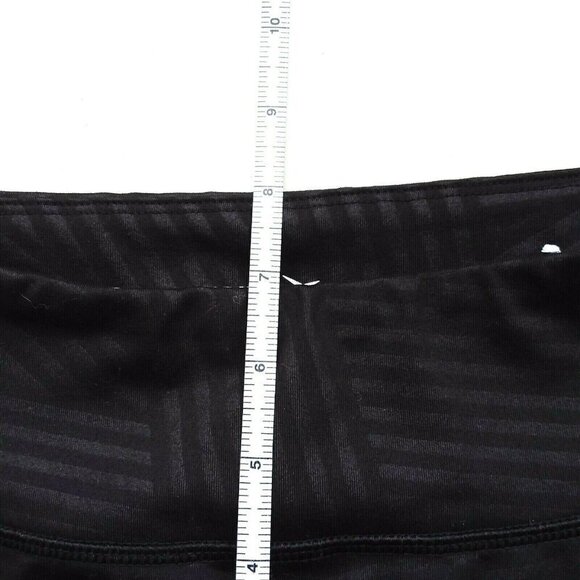 Old Navy Active Go-Dry Girl's Black Mesh Trim Performance Leggings - Picture 7 of 10